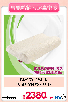 IMAGER-37易眠枕<BR>
波浪型記憶枕(大尺寸)