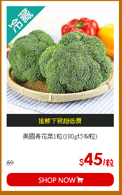 美國青花菜1粒(180g±5%/粒)