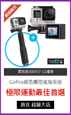 GoPro銀色觸控進階版組