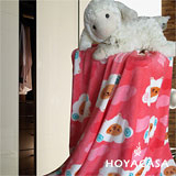 《HOYACASA 羊羊得意》舒柔法萊絨毛毯