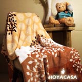 《HOYACASA 相思樹》舒柔法萊絨毛毯