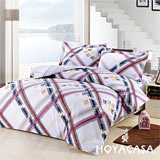 《HOYACASA 雅閣風尚 》雙人四件式純棉兩用被床包組