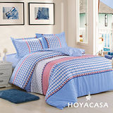 《HOYACASA 別樣風情》單人三件式純棉兩用被床包組