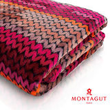 法國MONTAGUT-超纖細法蘭絨毯(織紋-紅)