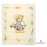 法國-MONTAGUT-廚師小熊-法蘭絨毛毯