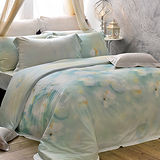 義大利La Belle《法式春氛》加大天絲四件式舖棉兩用被床包組