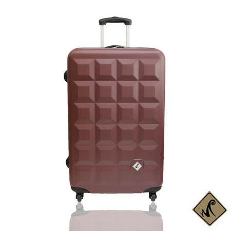 Miyoko 趣味巧克力系列~經典28吋加厚加大輕硬殼行李箱-巧克力色